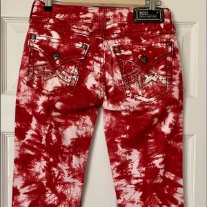 Super Rare Miss Me Tie Dye Jeans